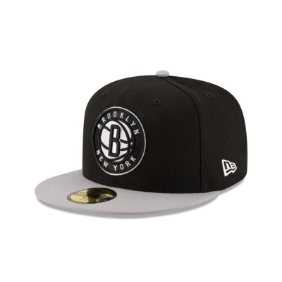 Sapca New Era Brooklyn Nets NBA 2Tone 59FIFTY Fitted - Negrii